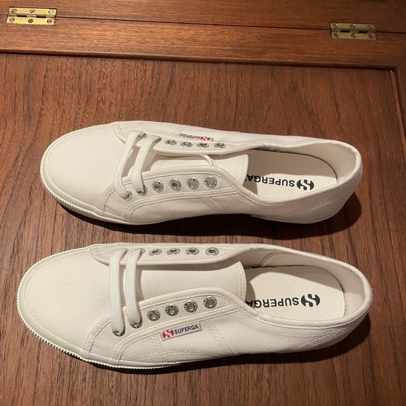 SUPERGA: “Women’s 2750 Lamé Sneakers” (sz 10) - Picture 2 of 7